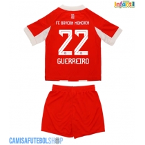 Camisa de time de futebol Bayern Munich Raphael Guerreiro #22 Replicas 1º Equipamento Infantil 2025-26 Manga Curta (+ Calças curtas)